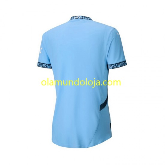 Camisola Manchester City Homem Equipamento Primeiro 2024-2025 Manga Curta
